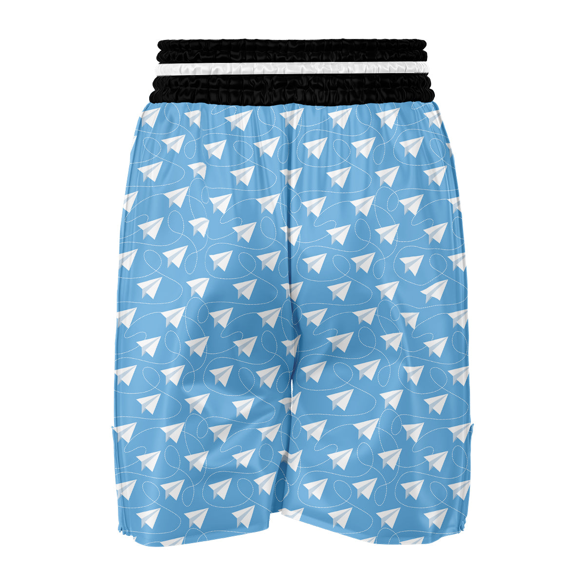 Paper Planes Flying Print Pattern Boxing Shorts-grizzshop
