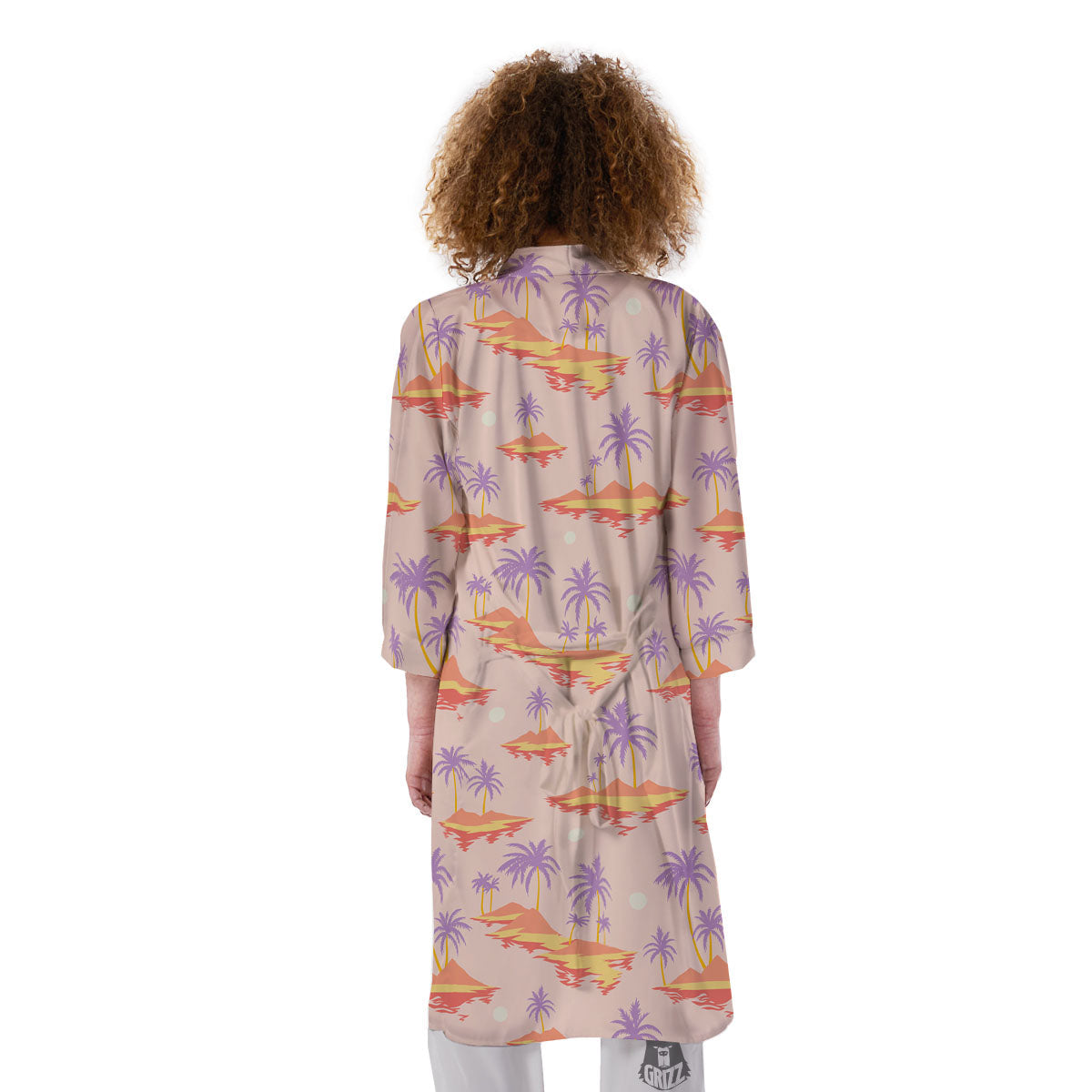 Paradise Hawaii Tropical Print Pattern Kimono-grizzshop