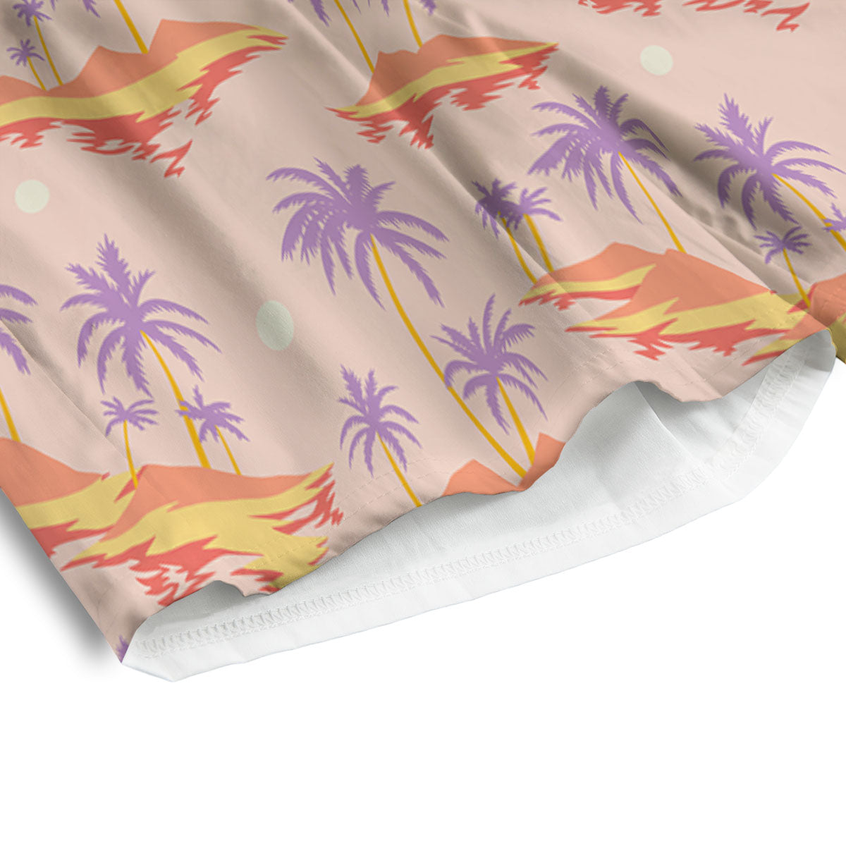 Paradise Hawaii Tropical Print Pattern Men's Athletic Shorts