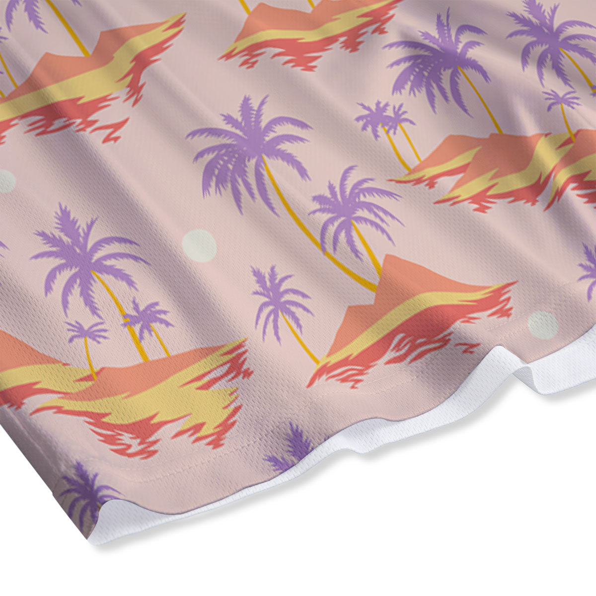 Paradise Hawaii Tropical Print Pattern Mesh Shorts