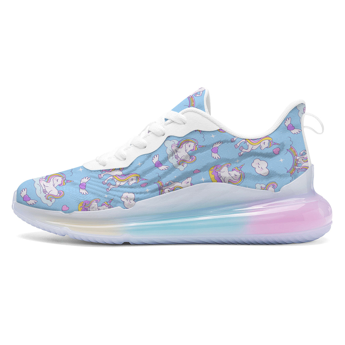 Paradise Unicorn Print Pattern Running Sneakers-grizzshop