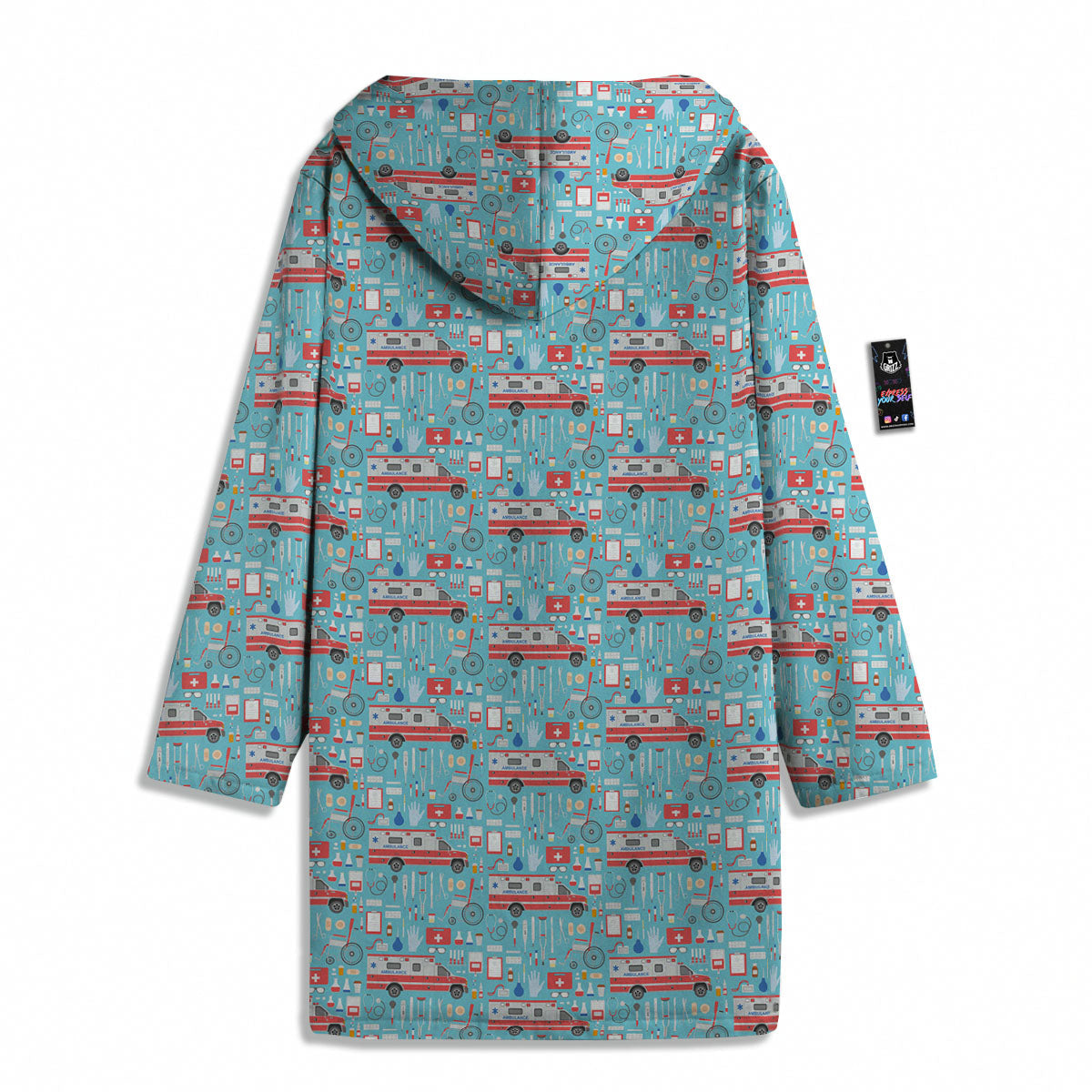 Paramedic EMS Print Pattern Men's Windbreaker Jacket-grizzshop