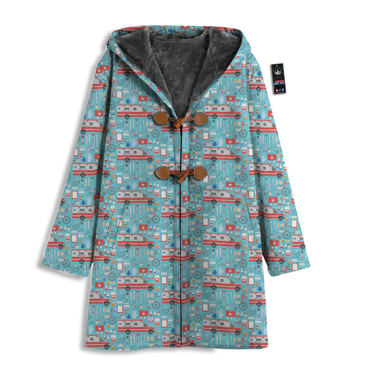 Paramedic EMS Print Pattern Men's Windbreaker Jacket-grizzshop