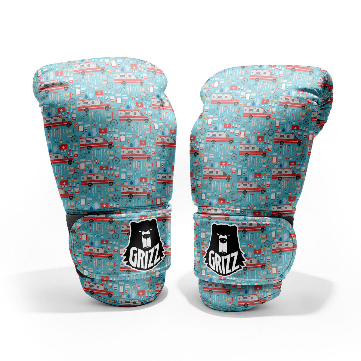 Paramedic EMS Print Pattern Sparring Gloves-grizzshop