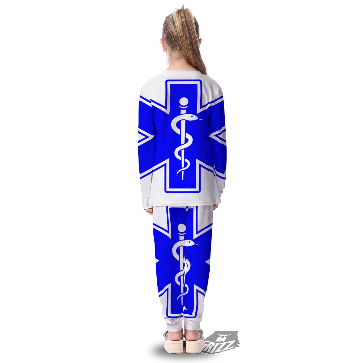 Paramedic Symbol The Star Of Life Print Kid's Pajamas-grizzshop