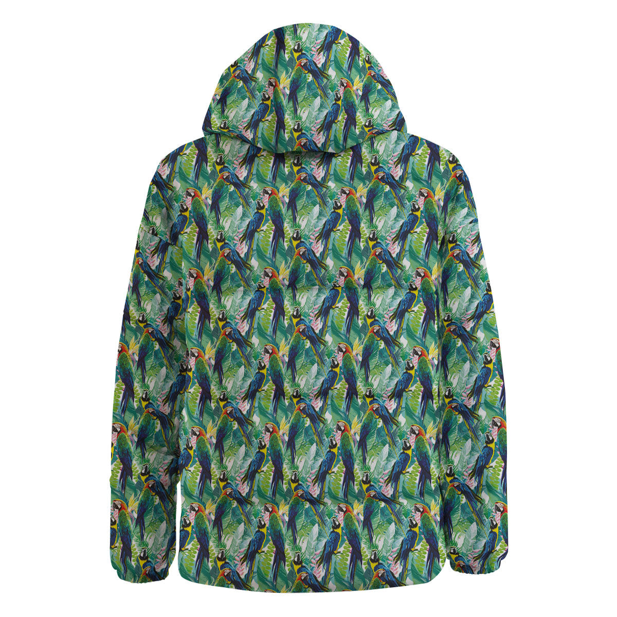 Parrot Macaw Print Pattern Down Jacket-grizzshop