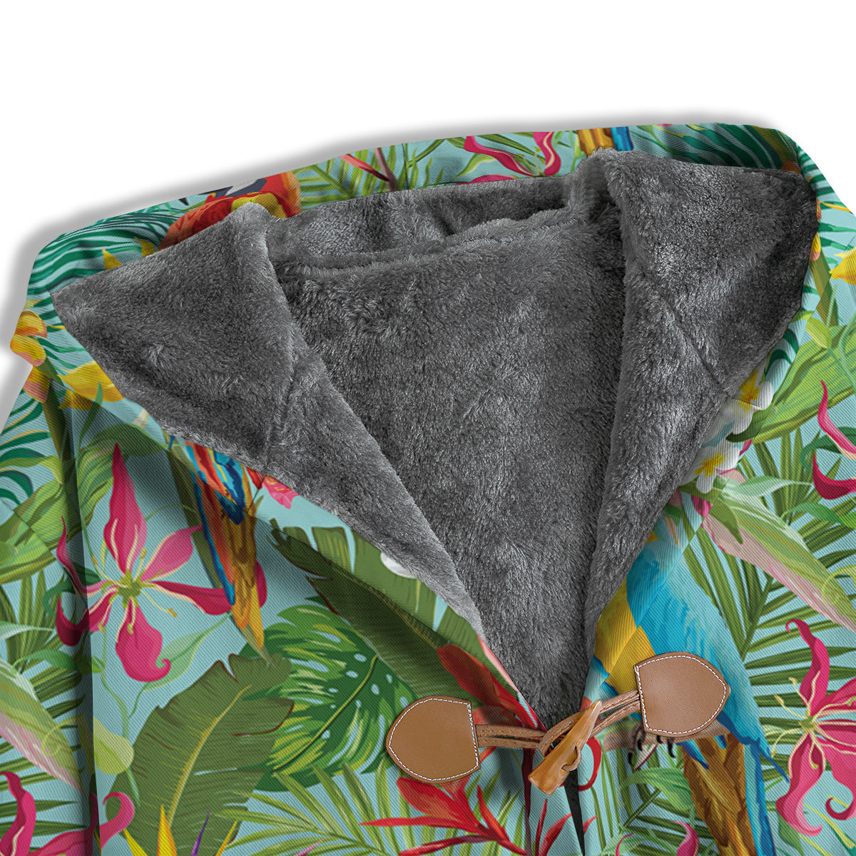 Parrot Tropical Print Pattern Men's Windbreaker Jacket-grizzshop
