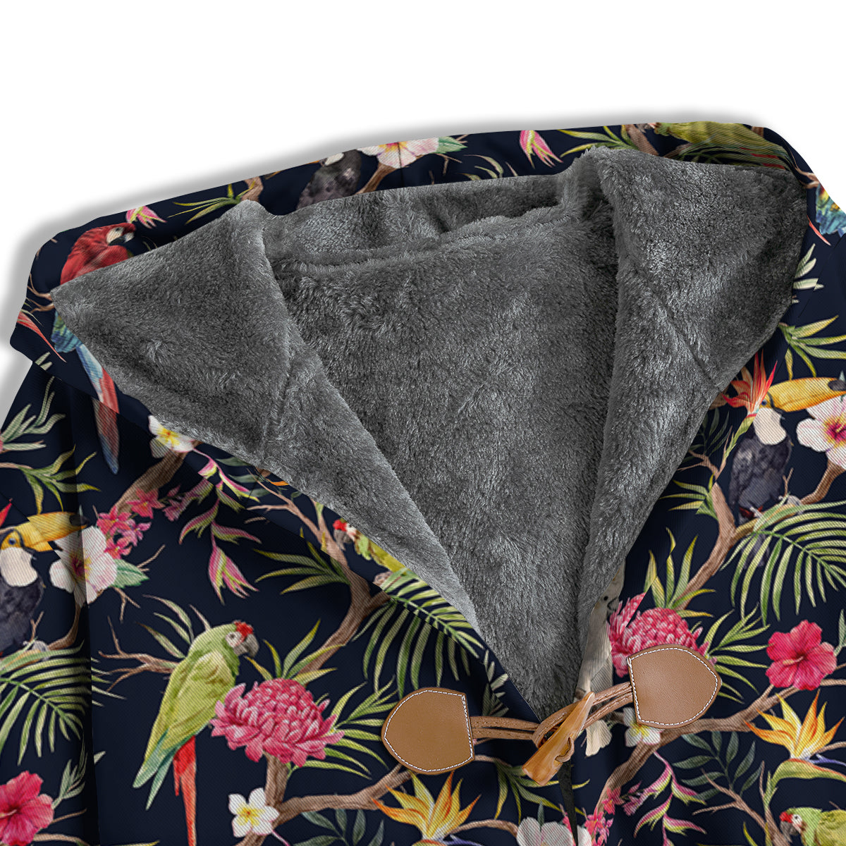 Parrot Watercolor Print Pattern Men's Windbreaker Jacket-grizzshop