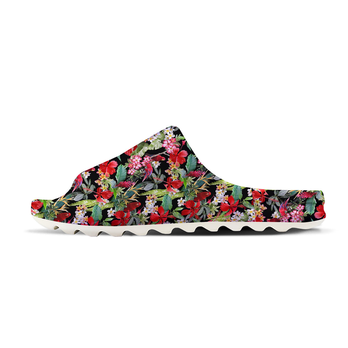 Parrot Hawaiian Tropical Print Pattern Sandals-grizzshop