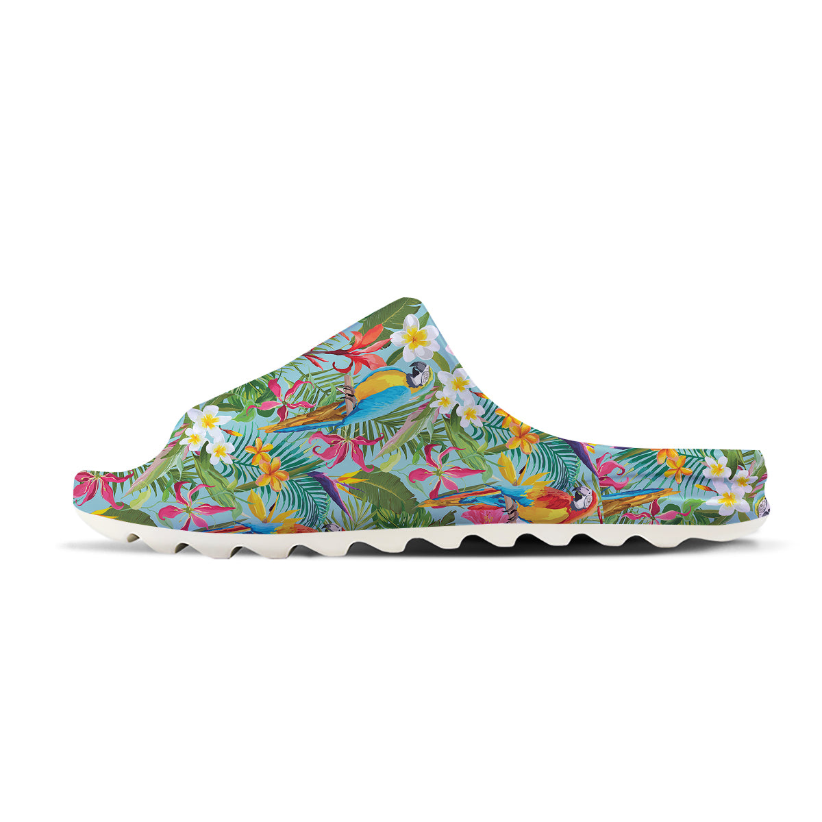 Parrot Tropical Print Pattern Sandals-grizzshop