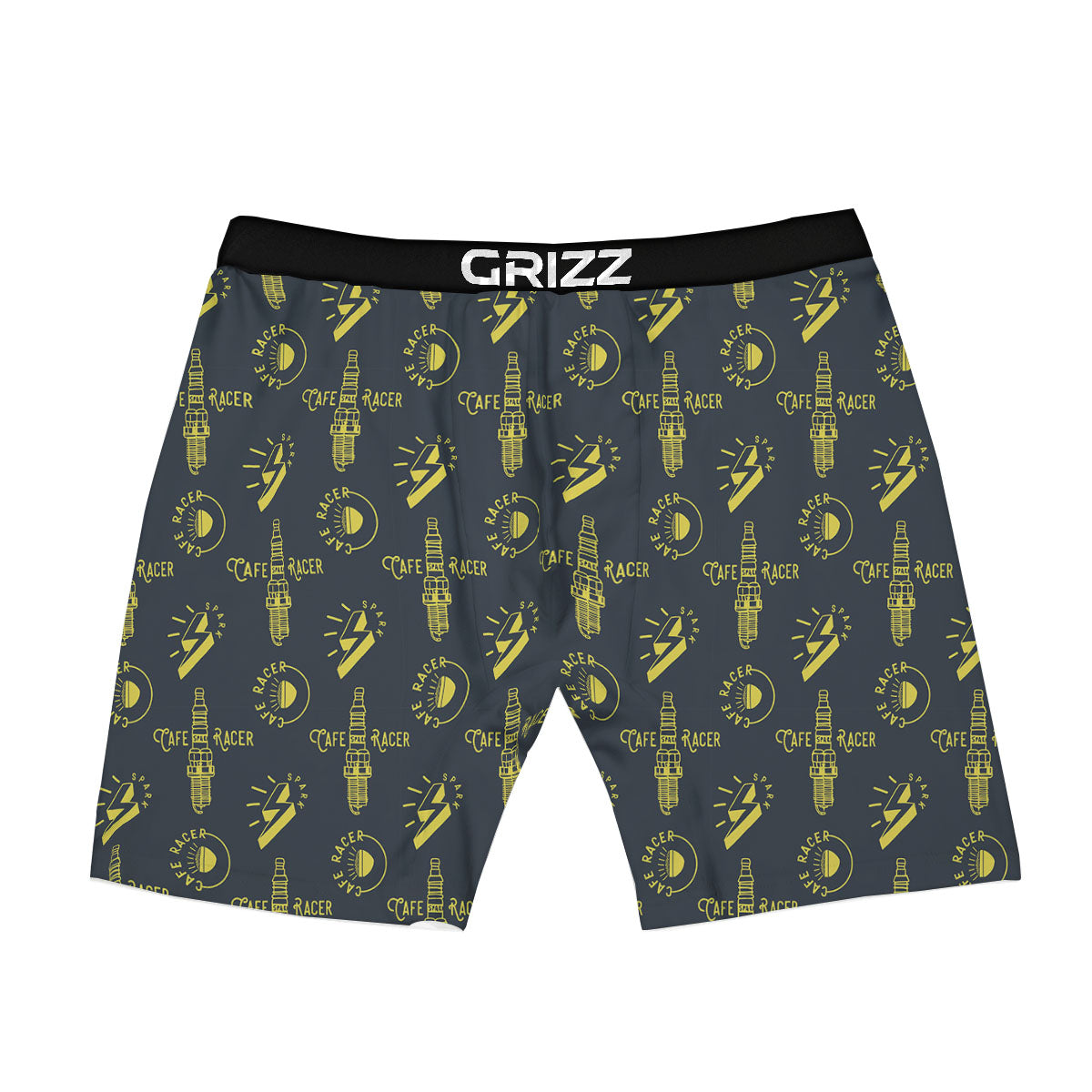 Parts Motorcycle Print Pattern Boxer Briefs-grizzshop
