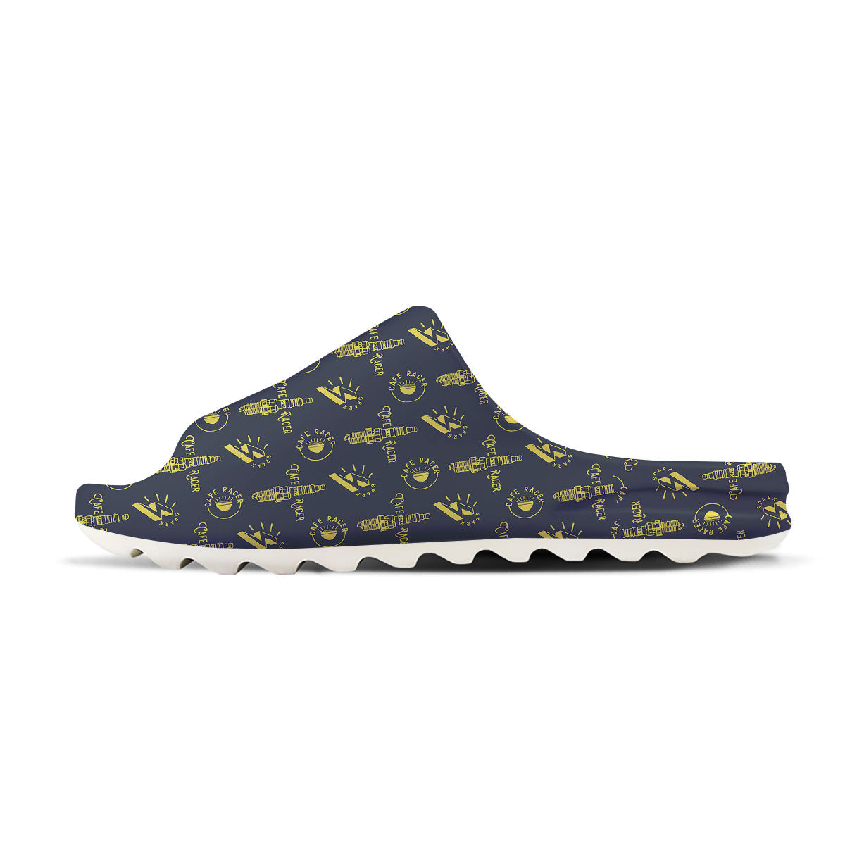 Parts Motorcycle Print Pattern Sandals-grizzshop