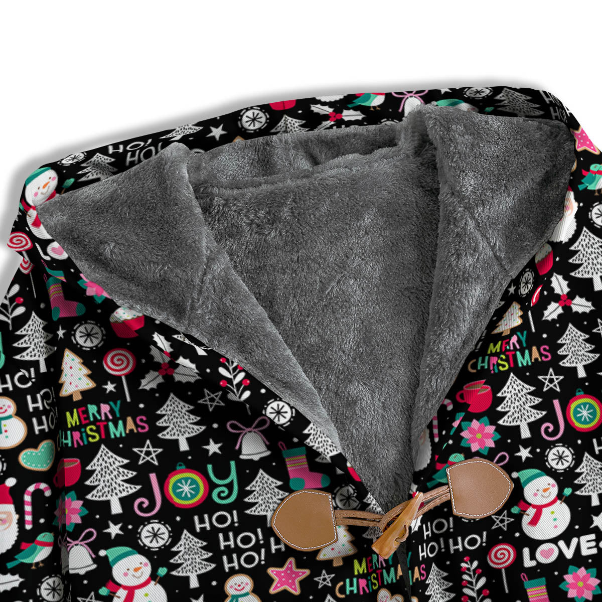 Party Elements Christmas Print Pattern Men's Windbreaker Jacket-grizzshop