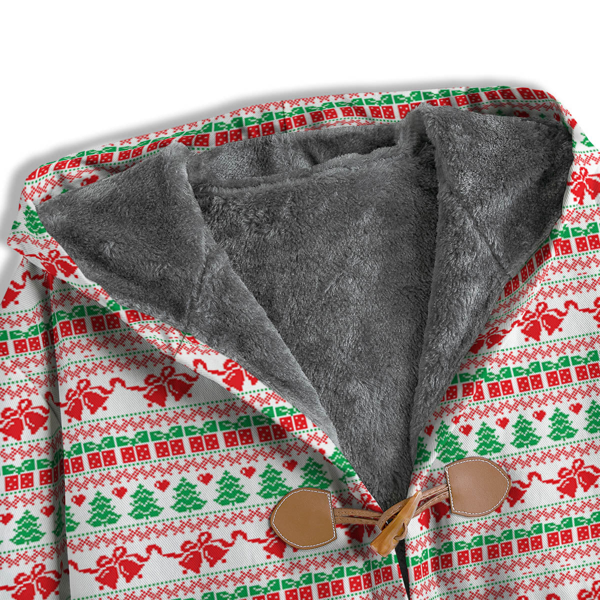 Party Knitted Christmas Print Pattern Men's Windbreaker Jacket-grizzshop