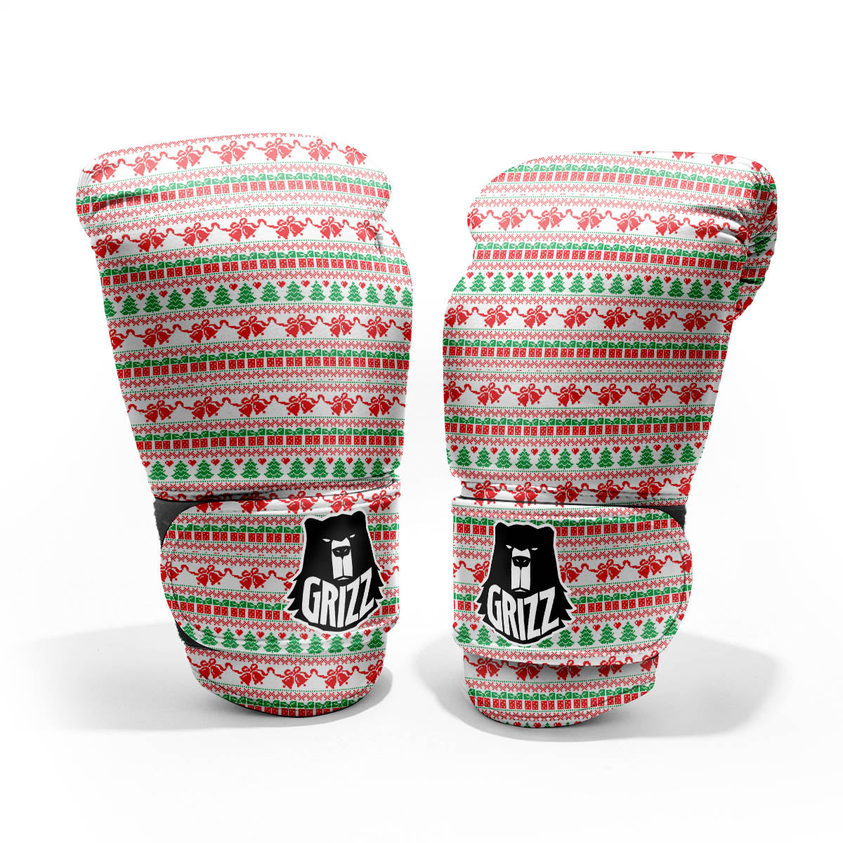 Party Knitted Christmas Print Pattern Pro Boxing Glove