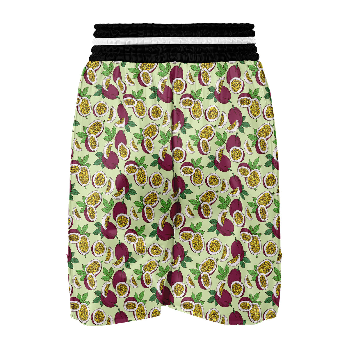 Passion Fruit Hand Drawn Vintage Print Pattern Boxing Shorts-grizzshop
