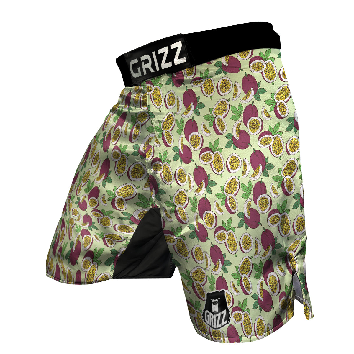 Passion Fruit Hand Drawn Vintage Print Pattern MMA Shorts-grizzshop