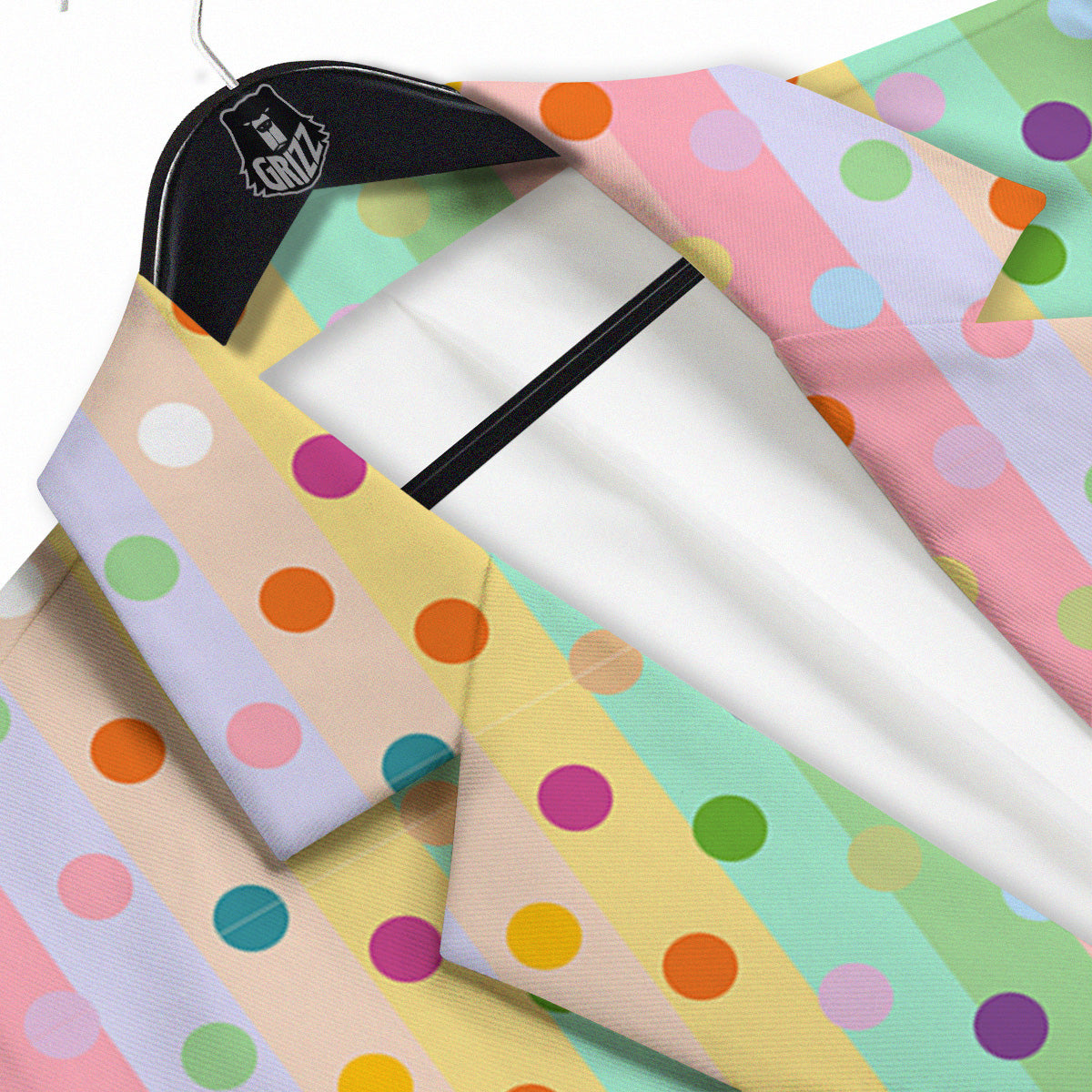 Pastel Polka Dots Print Pattern Men's Sport Coat-grizzshop