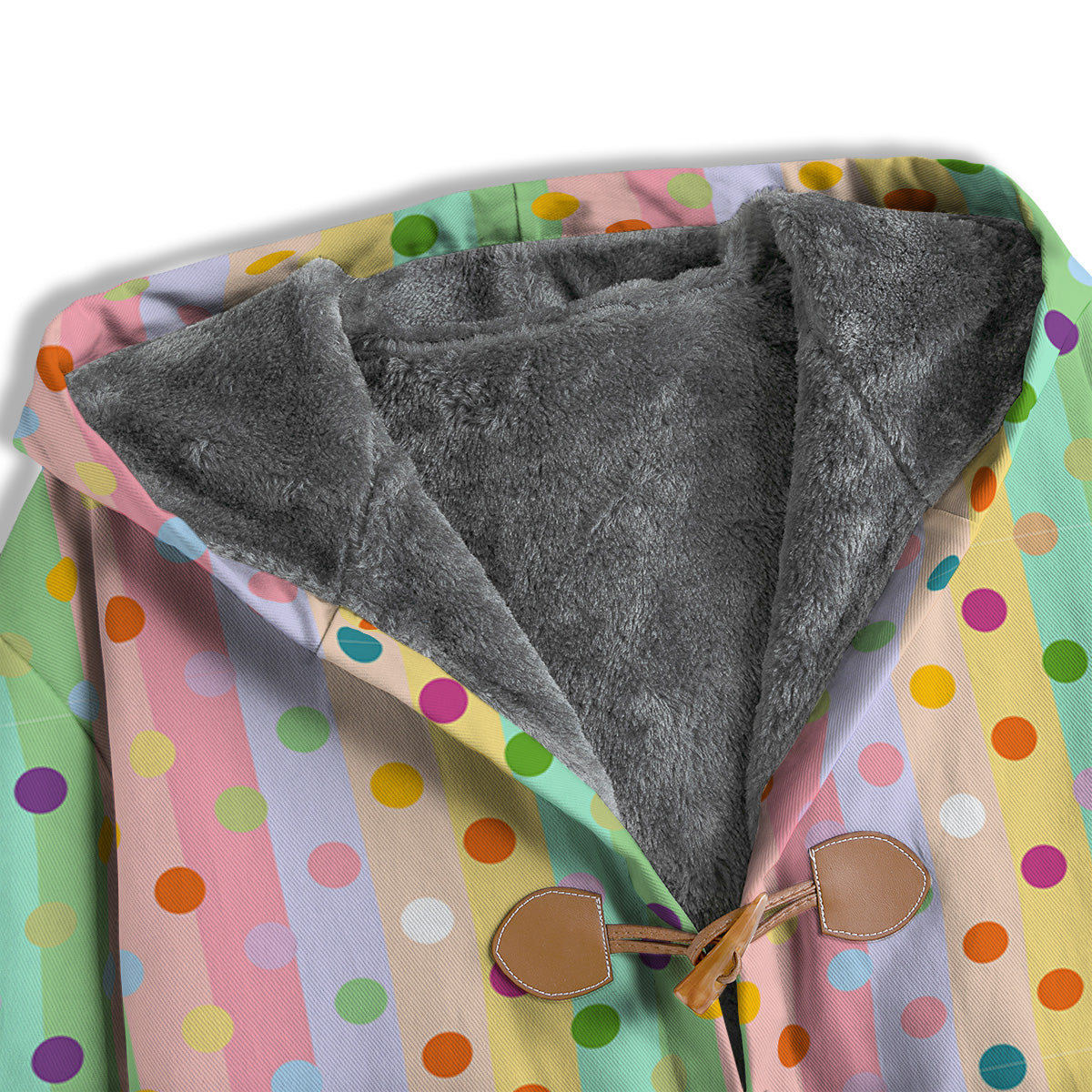 Pastel Polka Dots Print Pattern Men's Windbreaker Jacket-grizzshop