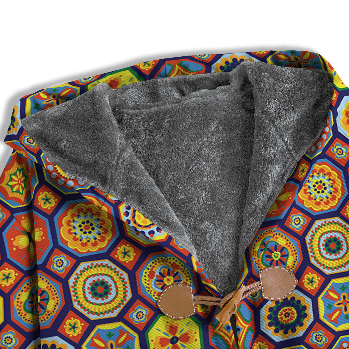 Patchwork Abstract Floral Colorful Print Pattern Men's Windbreaker Jacket-grizzshop