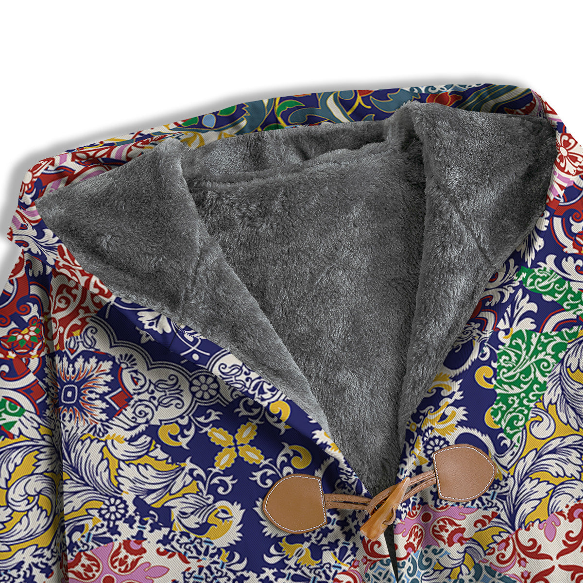 Patchwork Azulejos Tiles Print Pattern Men's Windbreaker Jacket-grizzshop