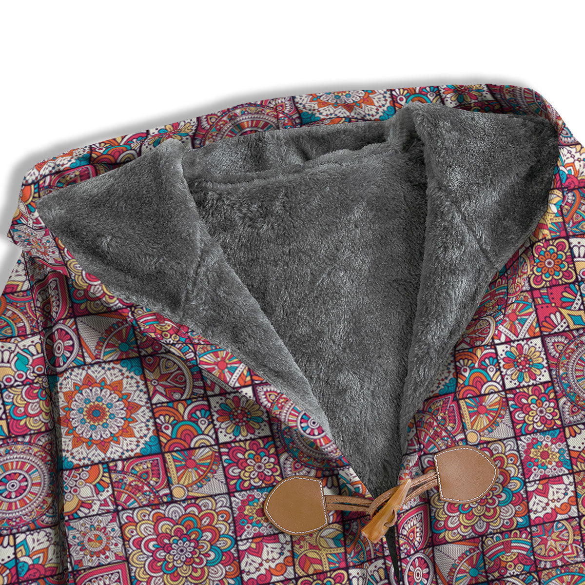 Patchwork Bohemian Print Pattern Men's Windbreaker Jacket-grizzshop