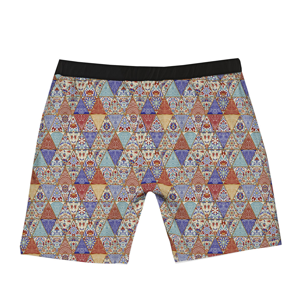 Patchwork Boho Mandala Print Pattern Boxer Briefs-grizzshop