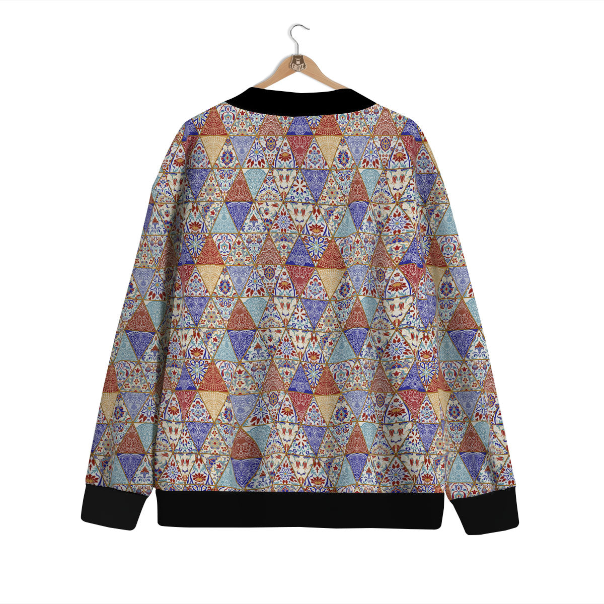 Patchwork Boho Mandala Print Pattern Cardigan-grizzshop