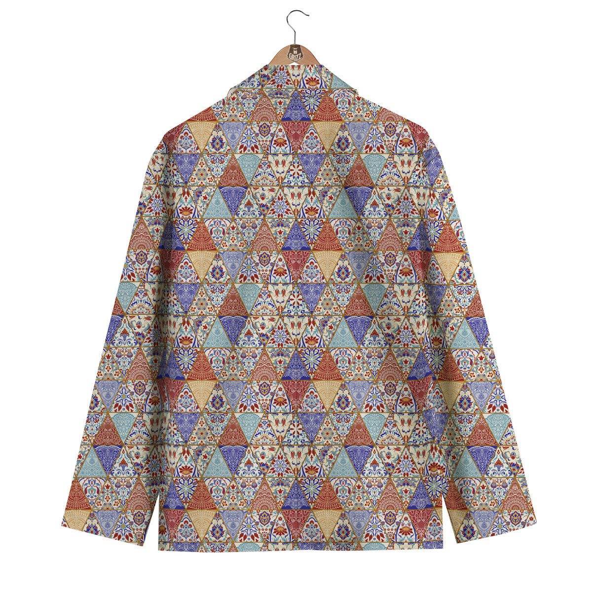Patchwork Boho Mandala Print Pattern Men's Blazer-grizzshop