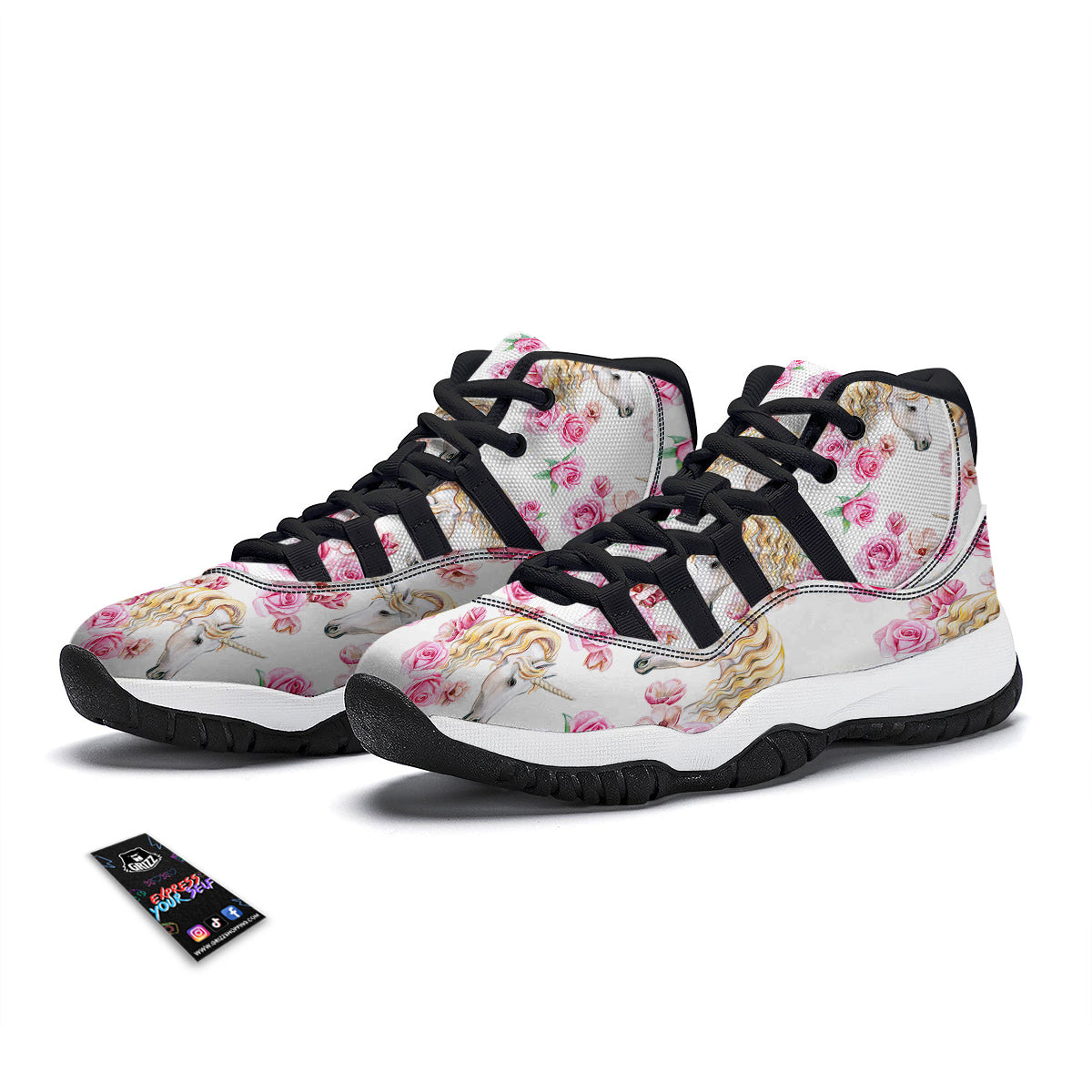 Patchwork Damask Vintage Print Pattern Black Bball Shoes-grizzshop