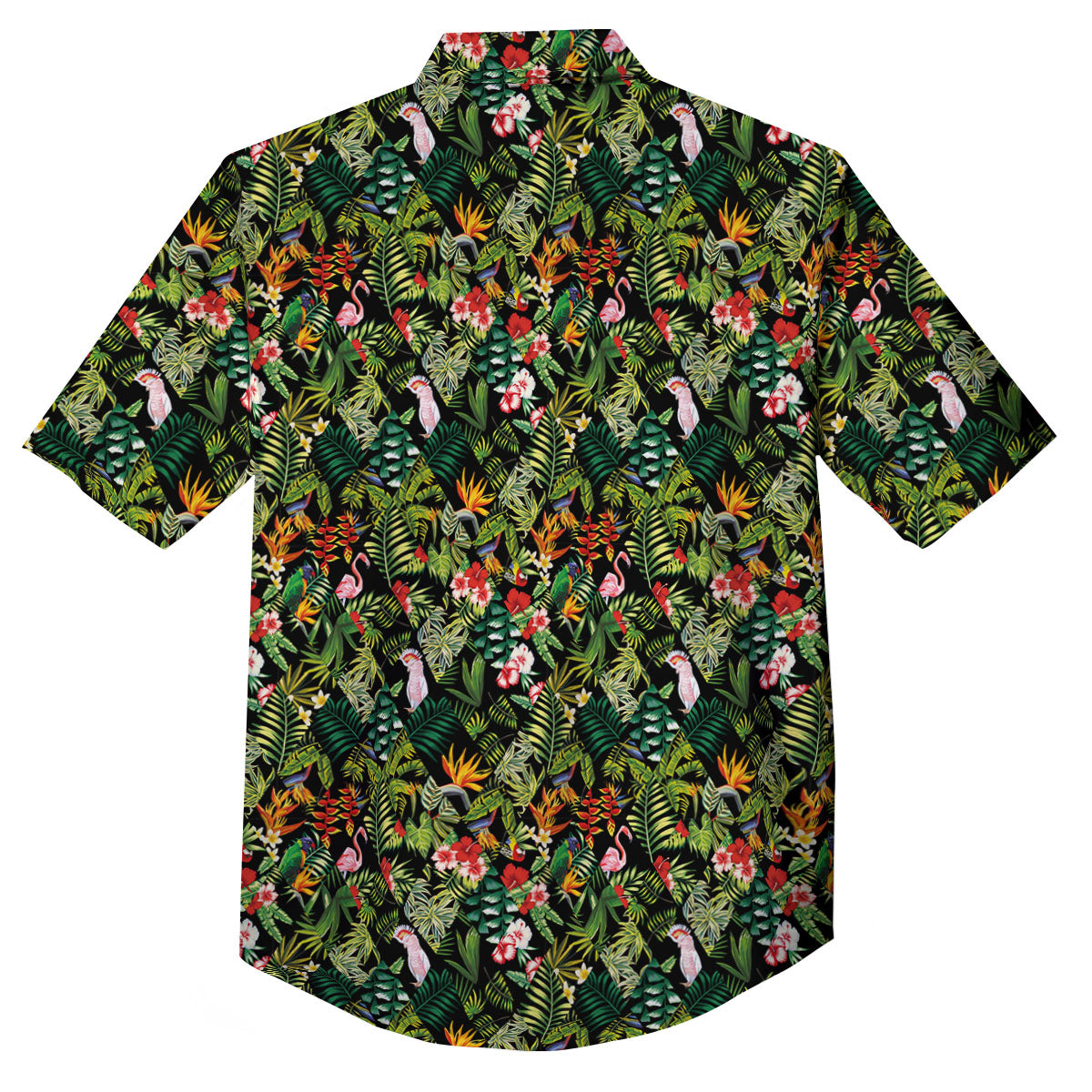 Patchwork Exotic Print Pattern Button Up Shirt-grizzshop