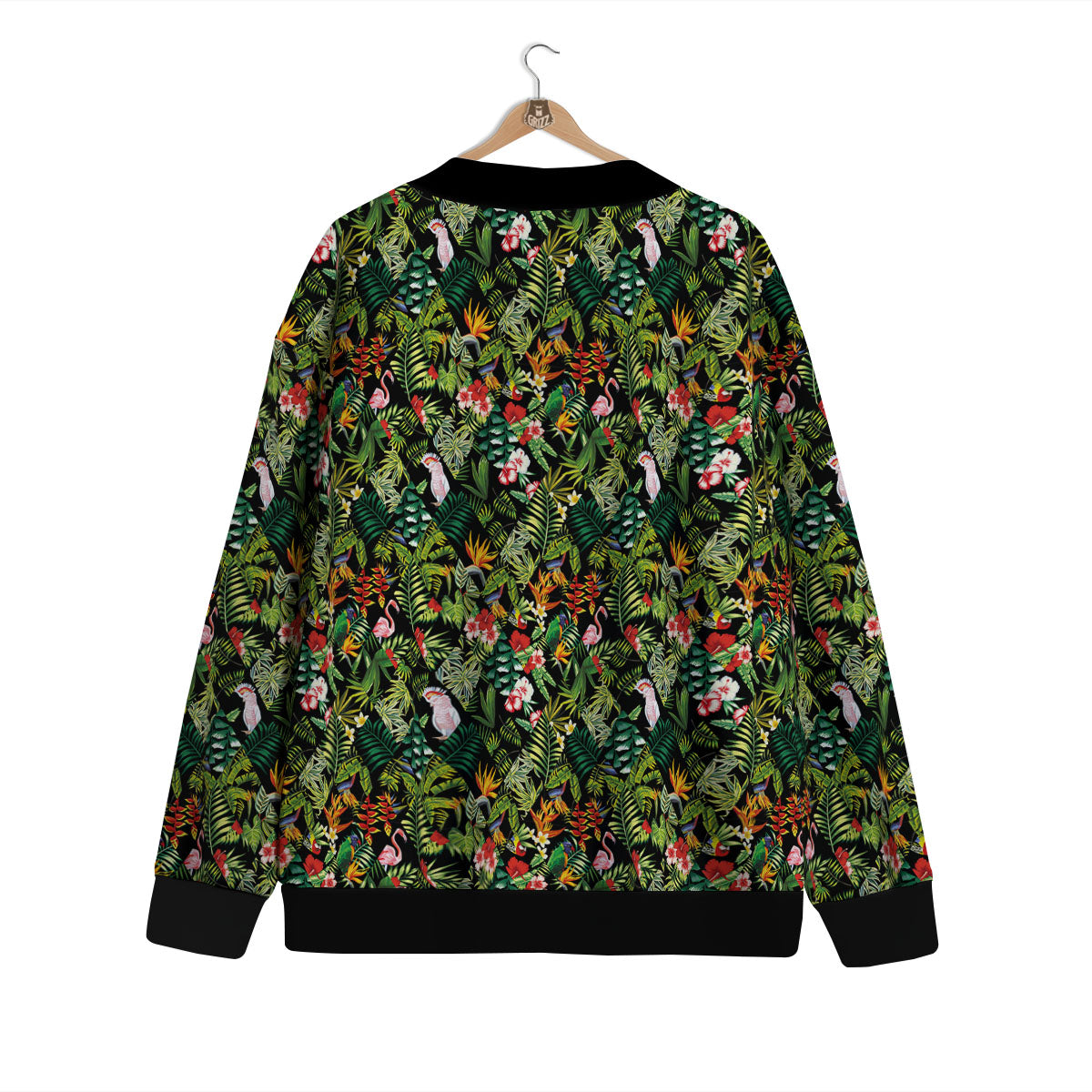 Patchwork Exotic Print Pattern Cardigan-grizzshop