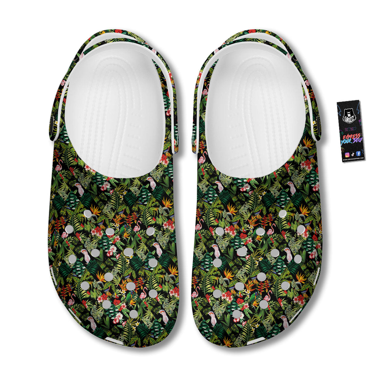 Patchwork Exotic Print Pattern Clog-grizzshop