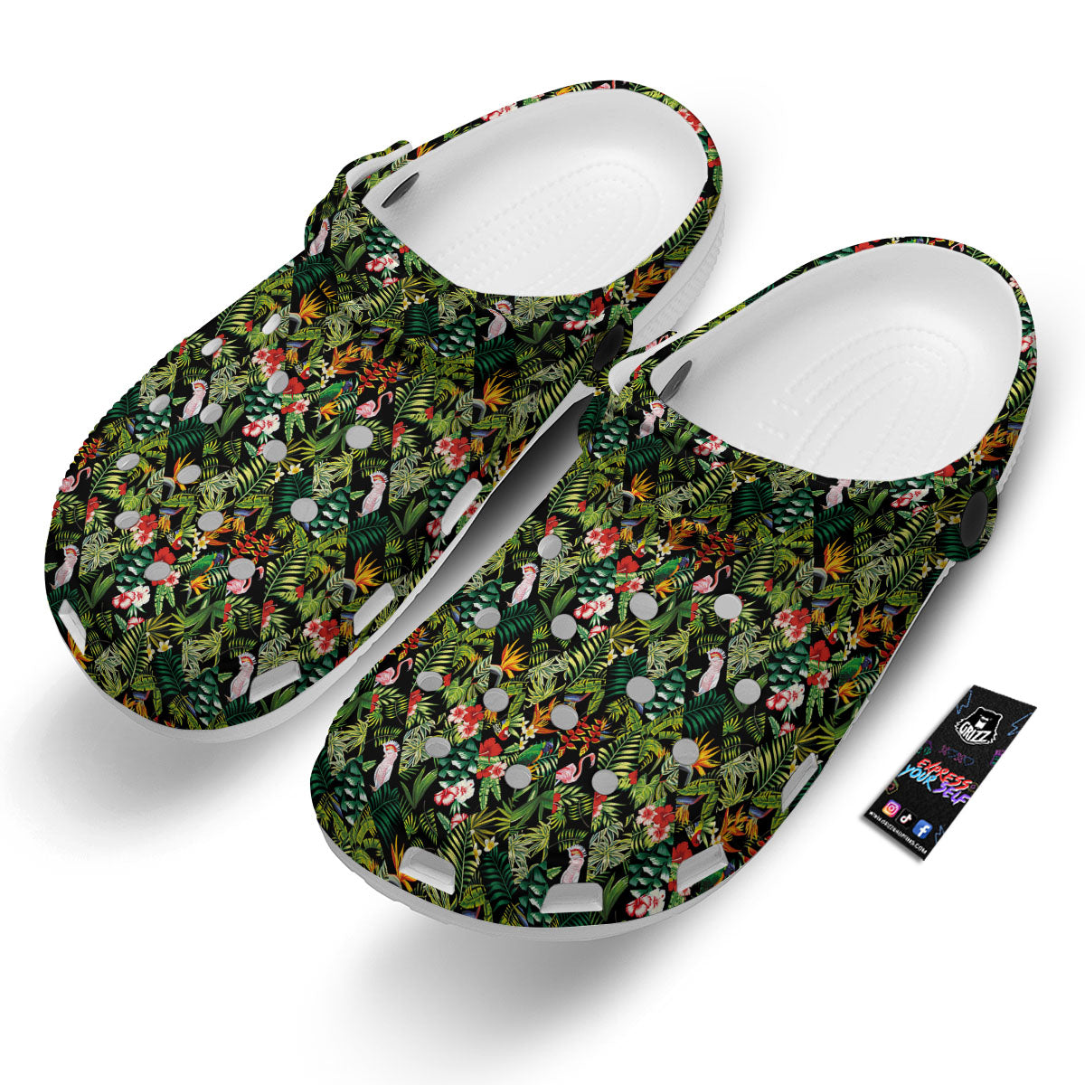 Patchwork Exotic Print Pattern Clog-grizzshop