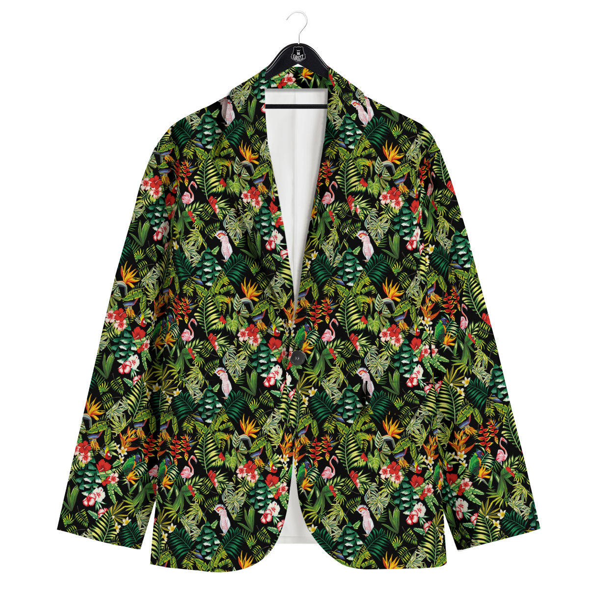 Patchwork Exotic Print Pattern Men's Sport Coat-grizzshop