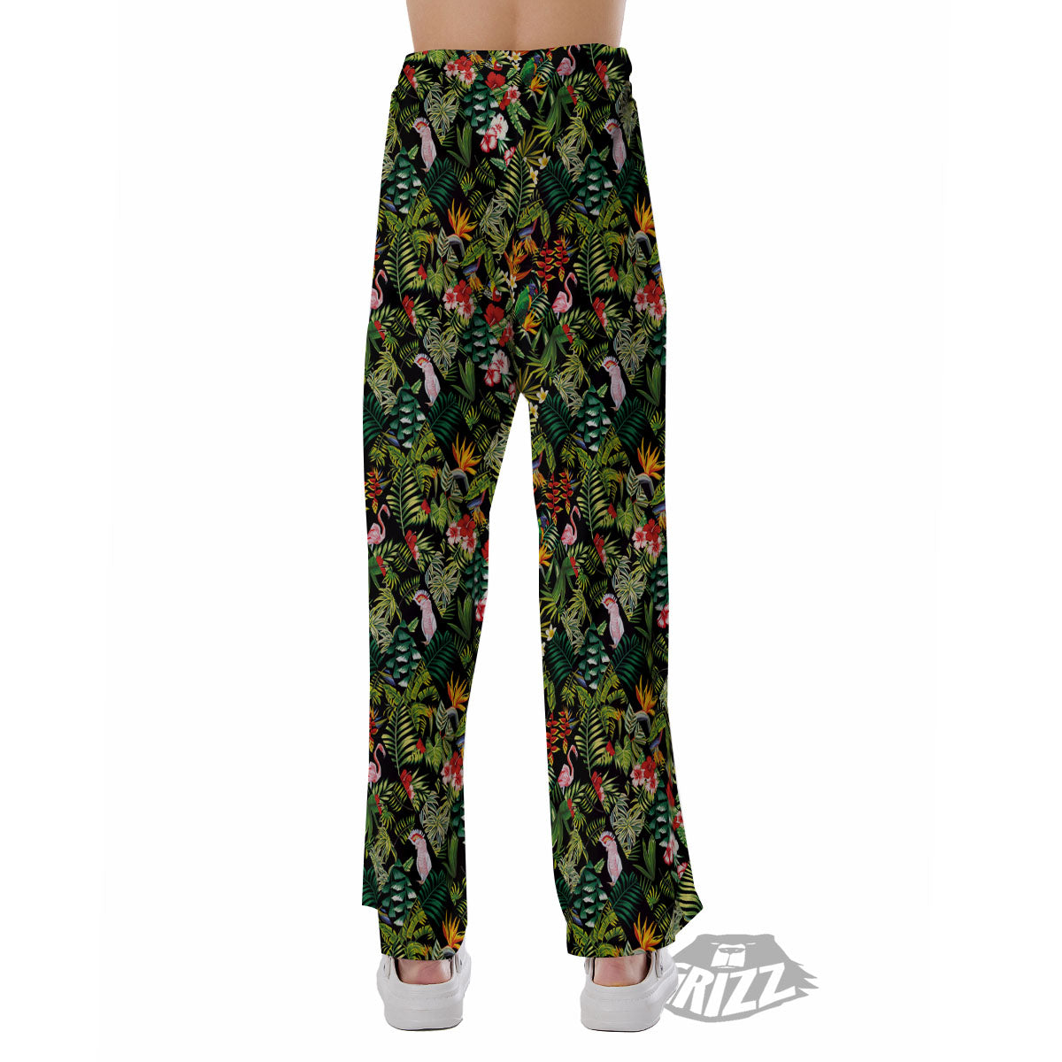 Patchwork Exotic Print Pattern Pajama Pants-grizzshop