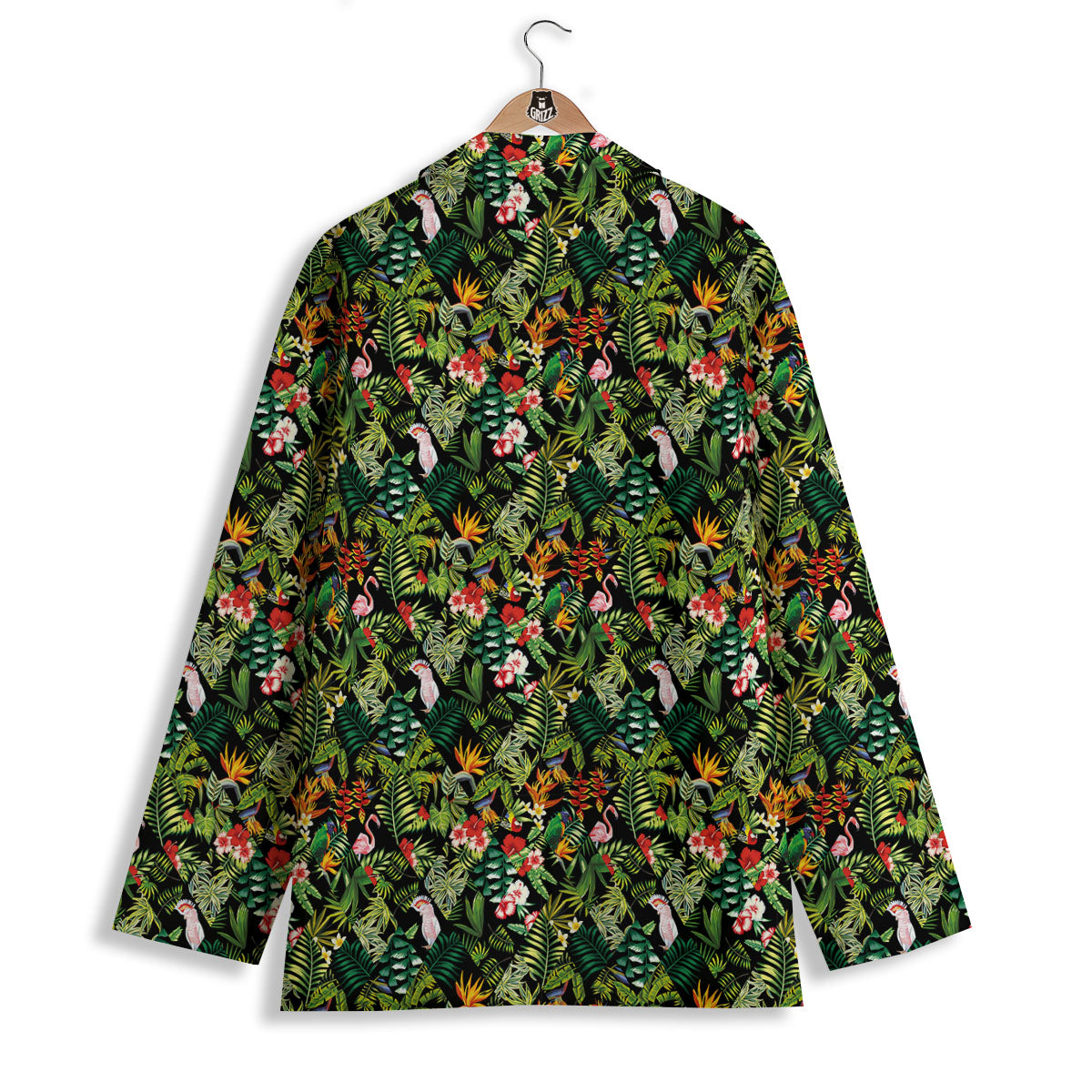 Patchwork Exotic Print Pattern Women's Blazer-grizzshop