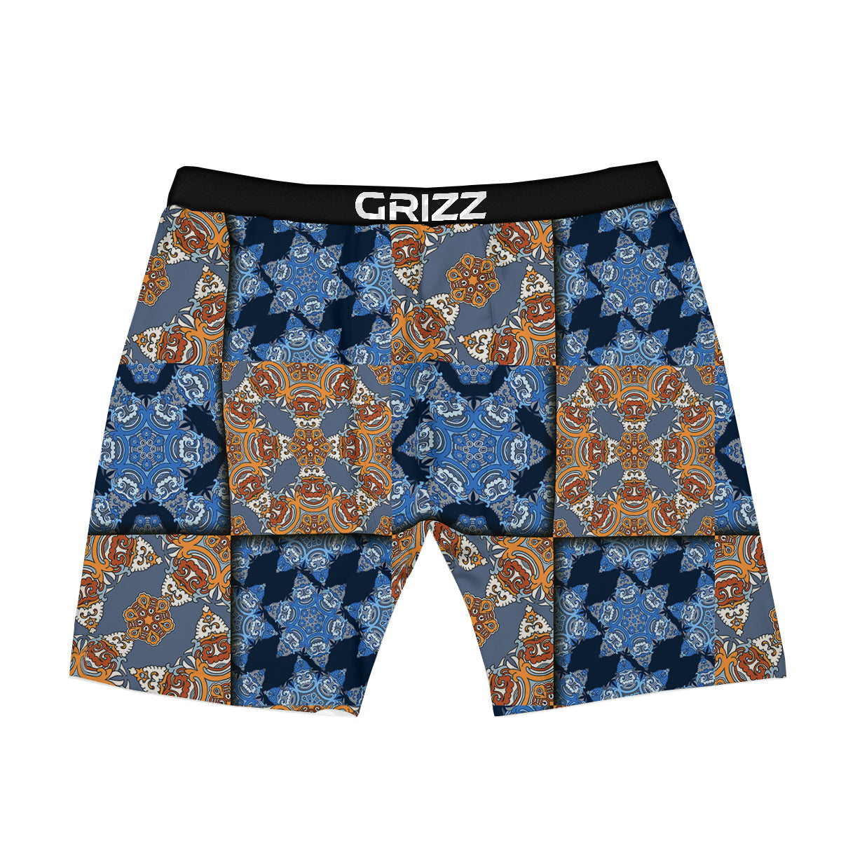 Patchwork Floral Vintage Print Pattern Boxer Briefs-grizzshop