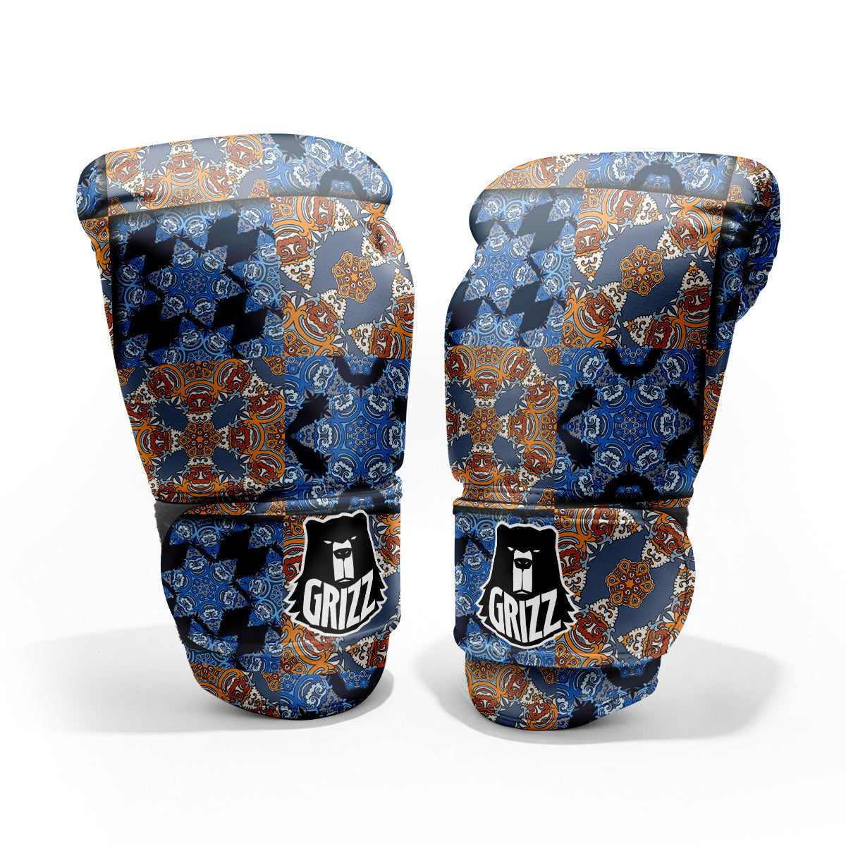 Patchwork Floral Vintage Print Pattern Pro Boxing Glove
