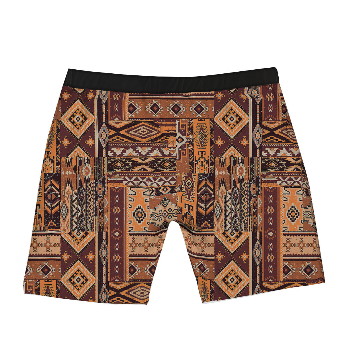 Patchwork Grunge Native American Print Pattern Boxer Briefs-grizzshop