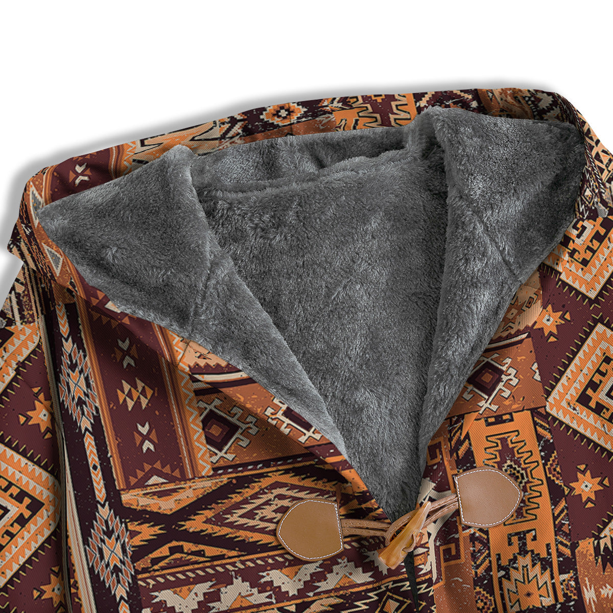 Patchwork Grunge Native American Print Pattern Men's Windbreaker Jacket-grizzshop