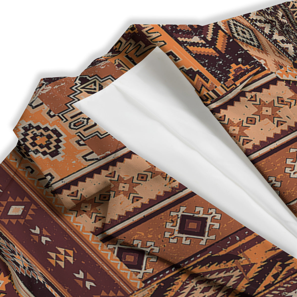 Patchwork Grunge Native American Print Pattern Women's Blazer-grizzshop