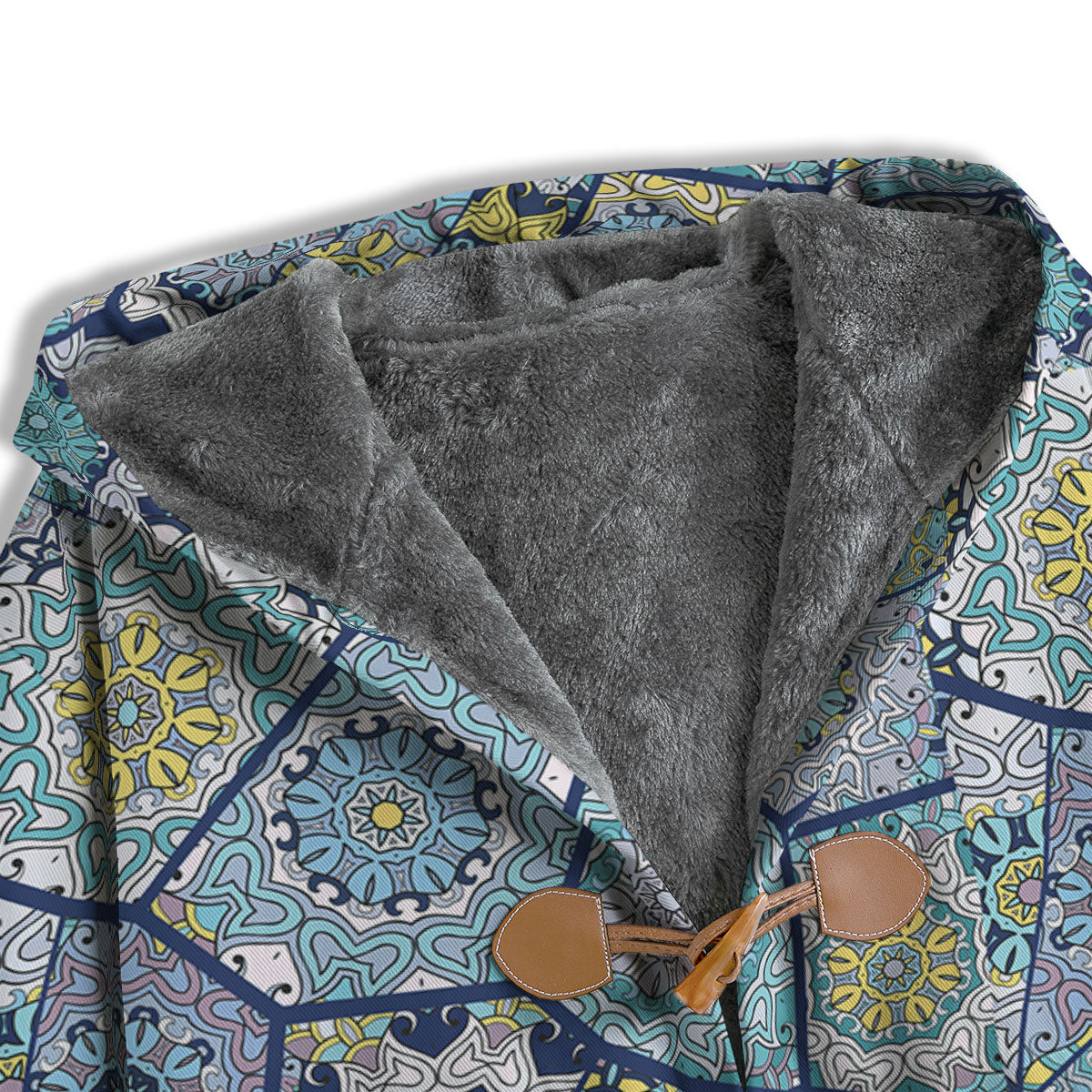 Patchwork Indian Floral Print Pattern Men's Windbreaker Jacket-grizzshop