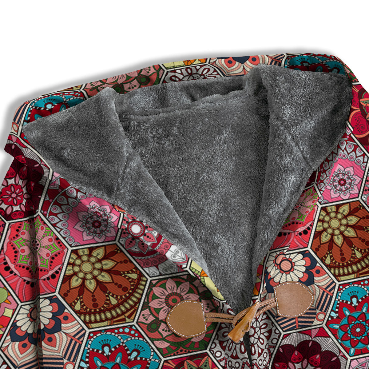 Patchwork Indian Print Pattern Men's Windbreaker Jacket-grizzshop