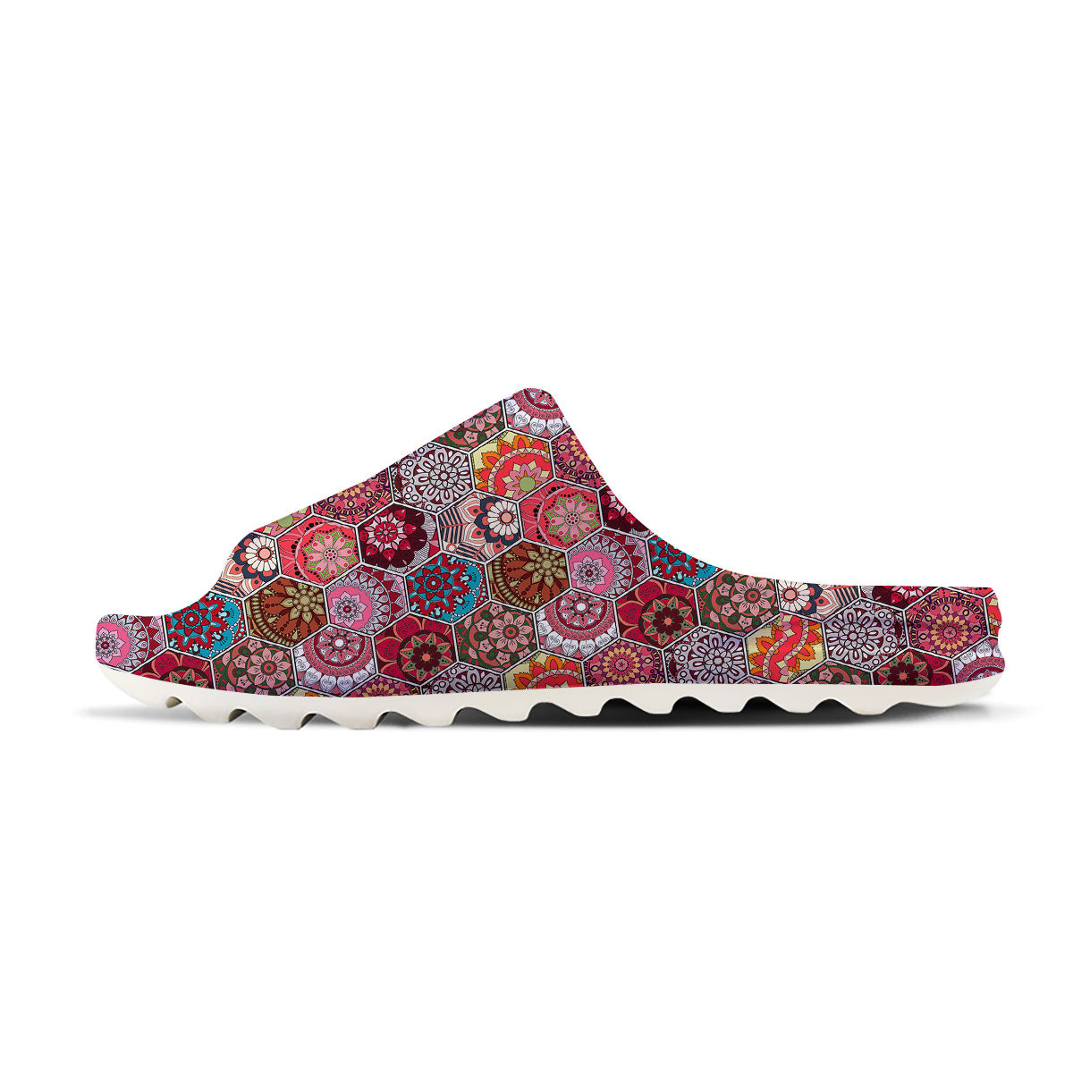 Patchwork Indian Print Pattern Sandals-grizzshop