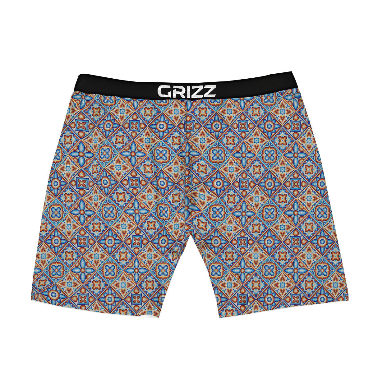 Patchwork Mosaic Print Pattern Boxer Briefs-grizzshop