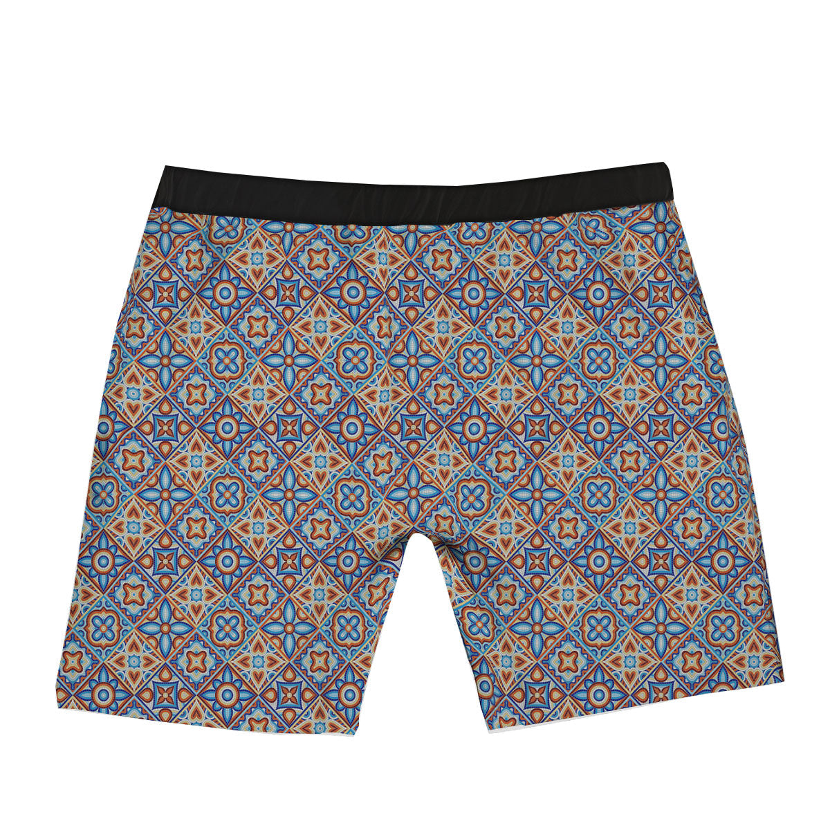 Patchwork Mosaic Print Pattern Boxer Briefs-grizzshop