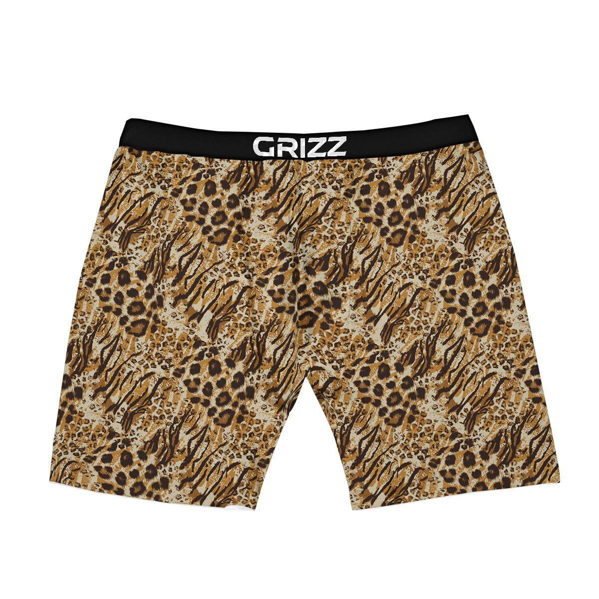 Patchwork Tiger Skin Print Pattern Boxer Briefs-grizzshop