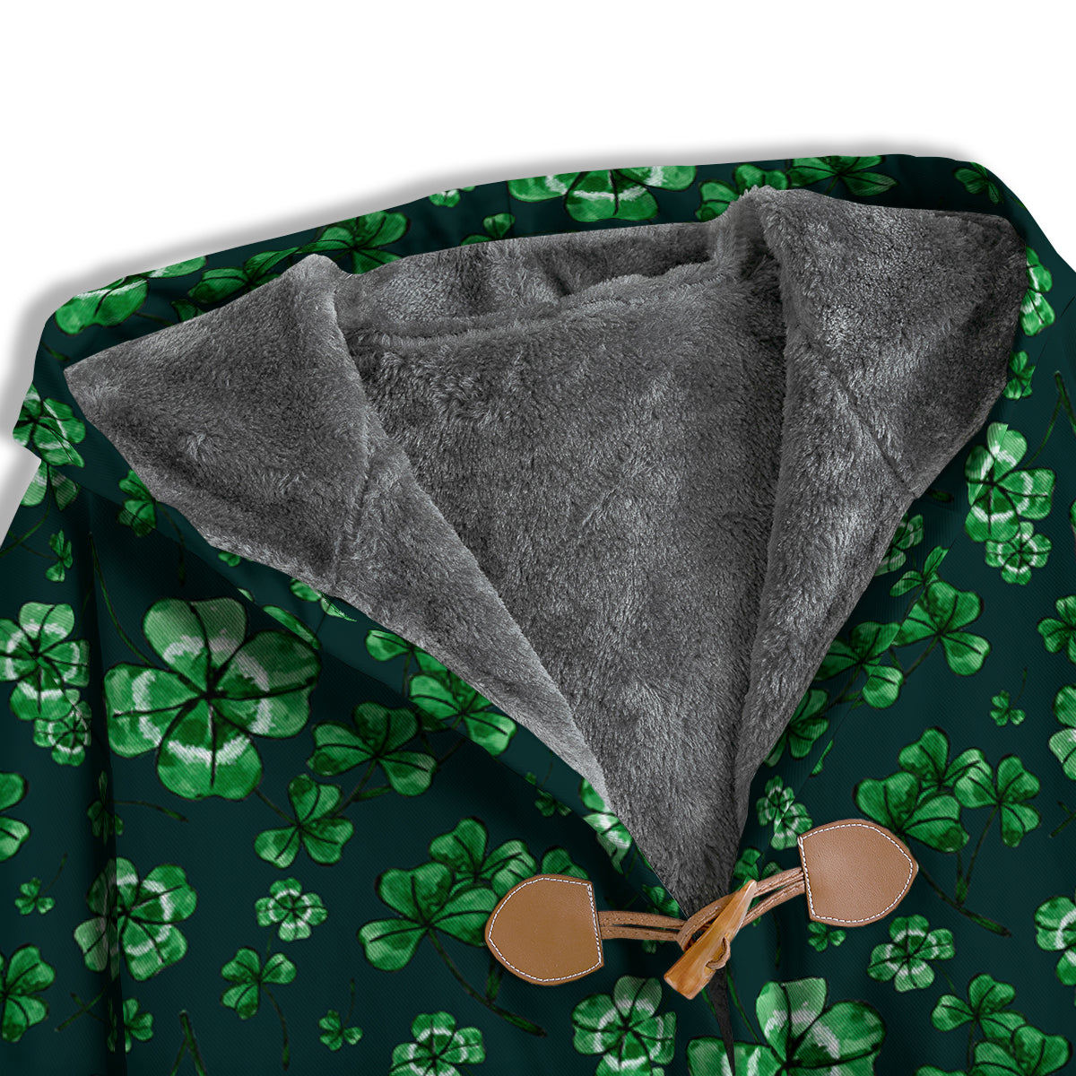 Patrick's Day Watercolor Saint Print Pattern Men's Windbreaker Jacket-grizzshop