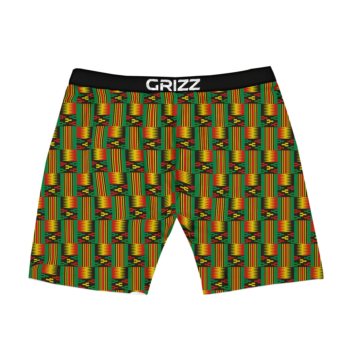 Pattern Kente Print Boxer Briefs-grizzshop